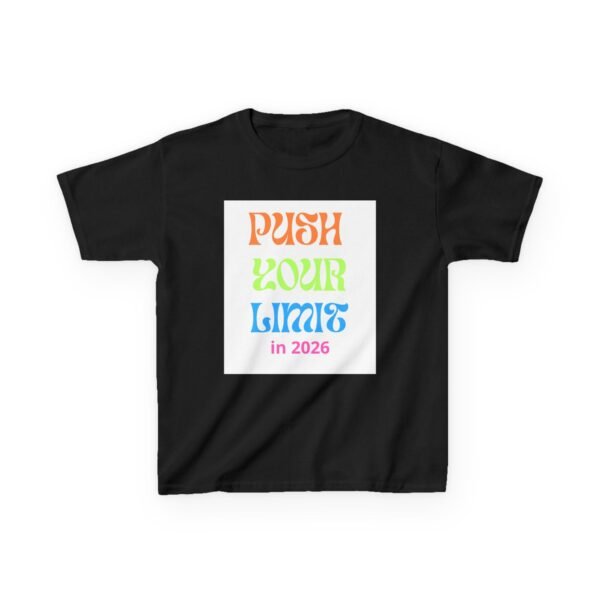 Colorful Kids Tee with 'Wishes 2026' Design, Perfect for Birthdays, Playdates, Unique Gift, Cheerful Cotton Top