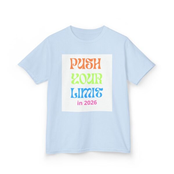 Colorful Kids Tee with 'Wishes 2026' Design, Perfect for Birthdays, Playdates, Unique Gift, Cheerful Cotton Top