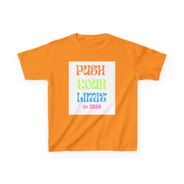 Colorful Kids Tee with 'Wishes 2026' Design, Perfect for Birthdays, Playdates, Unique Gift, Cheerful Cotton Top