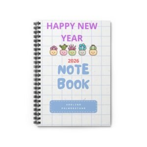 Spiral Notebook2026 - Ruled Line