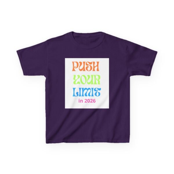 Colorful Kids Tee with 'Wishes 2026' Design, Perfect for Birthdays, Playdates, Unique Gift, Cheerful Cotton Top