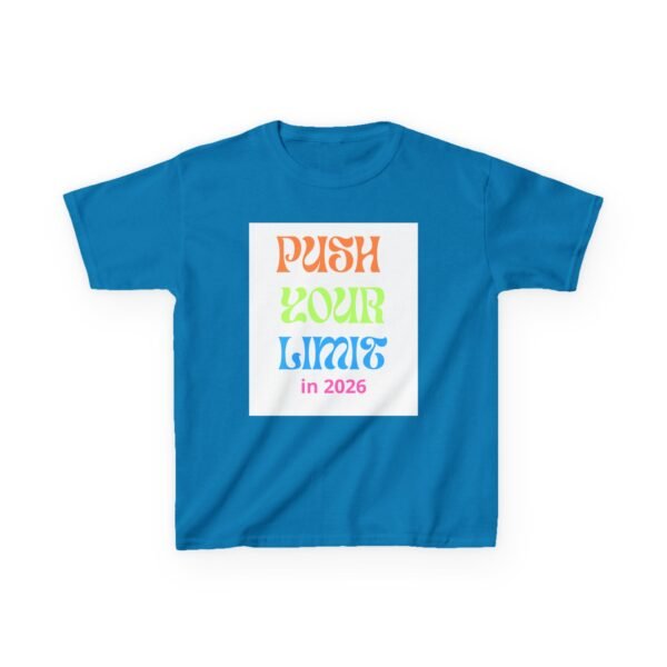 Colorful Kids Tee with 'Wishes 2026' Design, Perfect for Birthdays, Playdates, Unique Gift, Cheerful Cotton Top