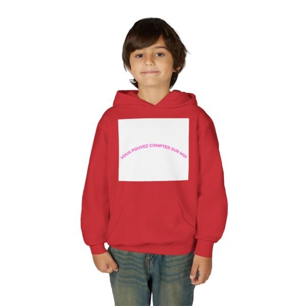 2454634941854655906_2048-1.jpeg Youth Hoodie with "Vous Pouvez Compter Sur Moi" Design - Cozy, Trendy Gift for Teens, Casual Wear, Inspirational Clothing, Unisex Fashion