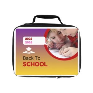 Back to School Lunch Bag, Insulated Lunch Tote, Kids School Lunch Box, Stylish Lunch Container, Perfect for Back to School