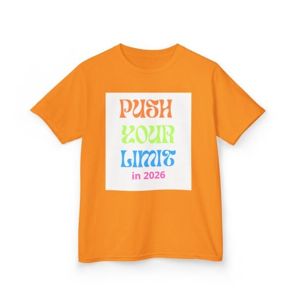 Colorful Kids Tee with 'Wishes 2026' Design, Perfect for Birthdays, Playdates, Unique Gift, Cheerful Cotton Top