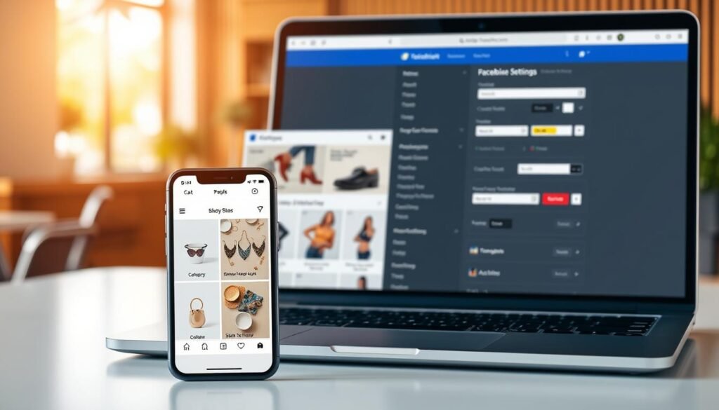 ecommerce facebook shop template
